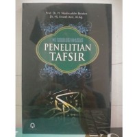 METODOLOGI KHUSUS PENELITIAN TAFSIR